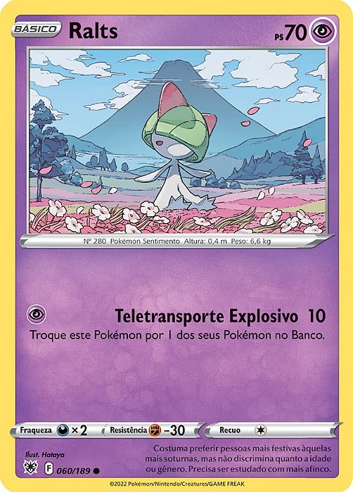 Ralts (060/189) - Carta Avulsa Pokemon