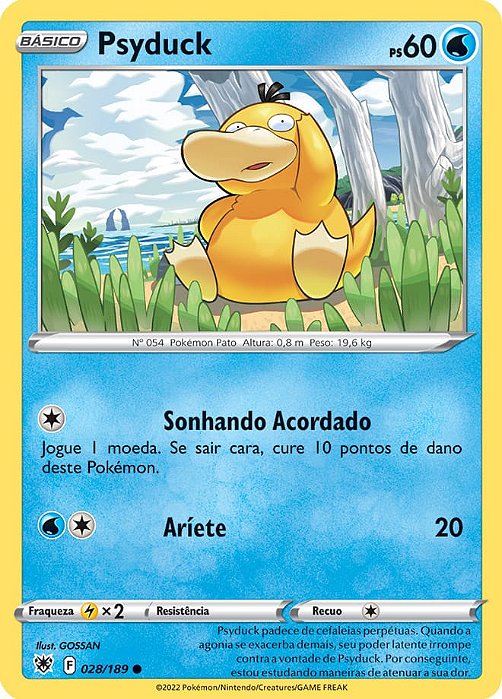 Psyduck (028/189) REV FOIL - Carta Avulsa Pokemon