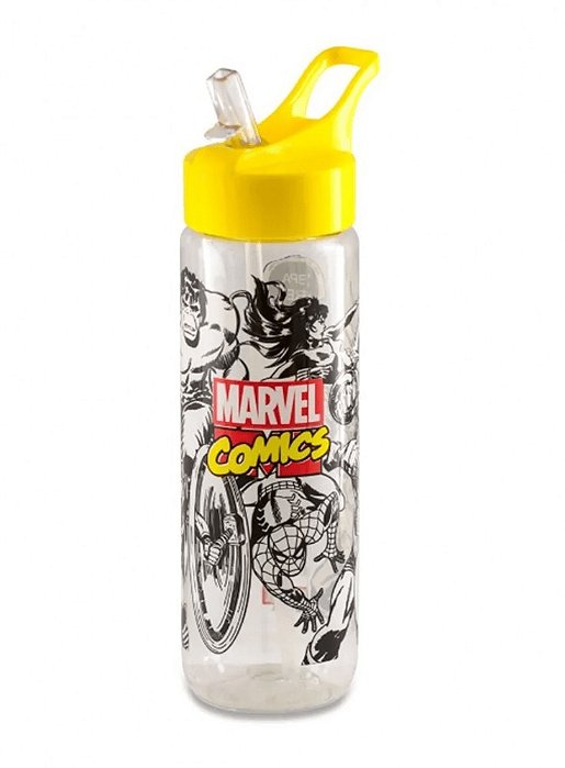 Garrafa / Squezze Fliptop 700ml - Marvel Comics (A)