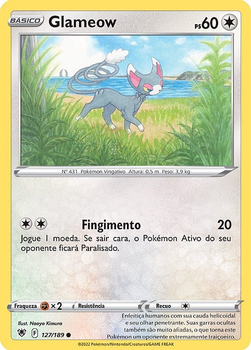 Glameow (127/189) - Carta Avulsa Pokemon