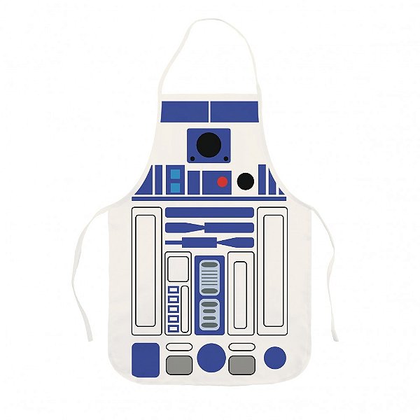 Avental Infantil 28x41cm - R2D2 Star Wars