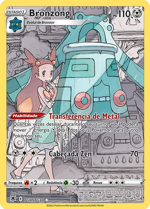 Bronzong (TG11/TG30) - Carta Avulsa Pokemon