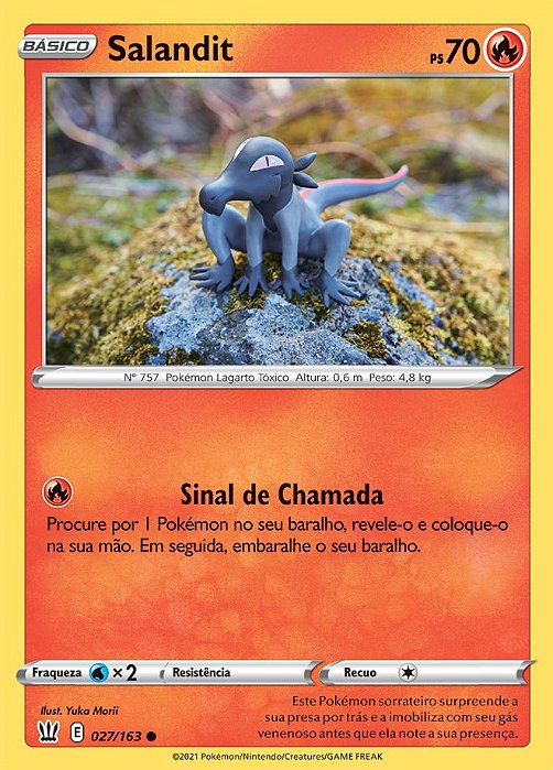 Salandit (27/163) - Carta Avulsa Pokemon