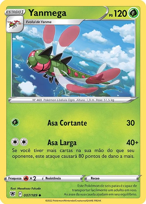 Yanmega (007/189) - Carta Avulsa Pokemon