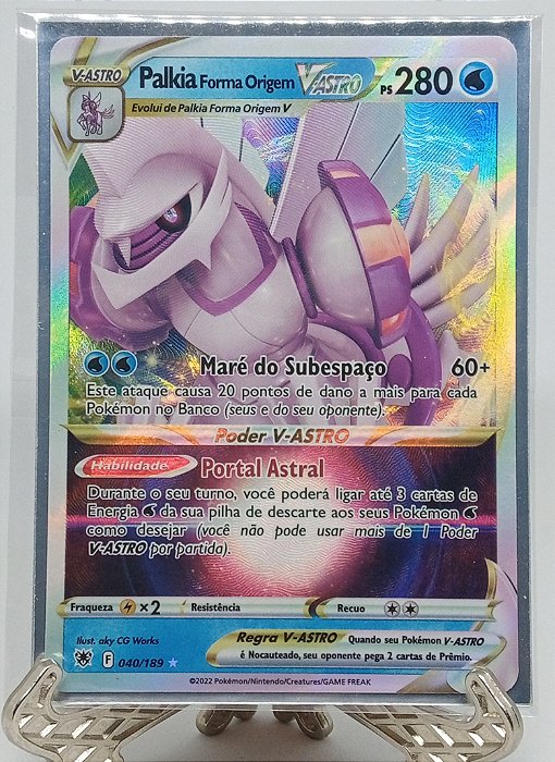 Palkia Forma Origem-V-ASTRO / Origin Forme Palkia-VSTAR (040/189