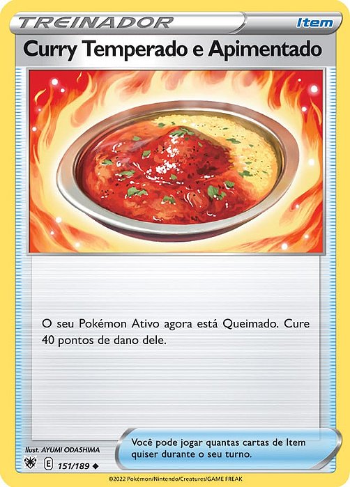 Curry Temperado e Apimentado / Spicy Seasoned Curry (151/189) - Carta Avulsa Pokemon