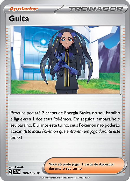 Guita / Geeta (188/197) FOIL - Carta Avulsa Pokemon