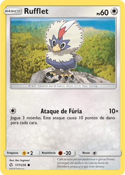 Rufflet (177/236) - Carta Avulsa Pokemon