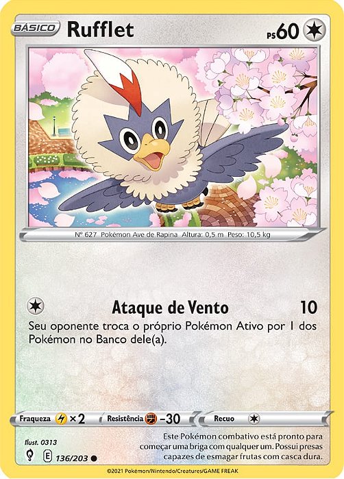 Rufflet (136/203) - Carta Avulsa Pokemon