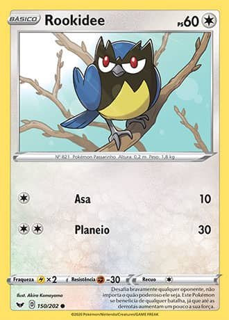 Rookidee (150/202) - Carta Avulsa Pokemon