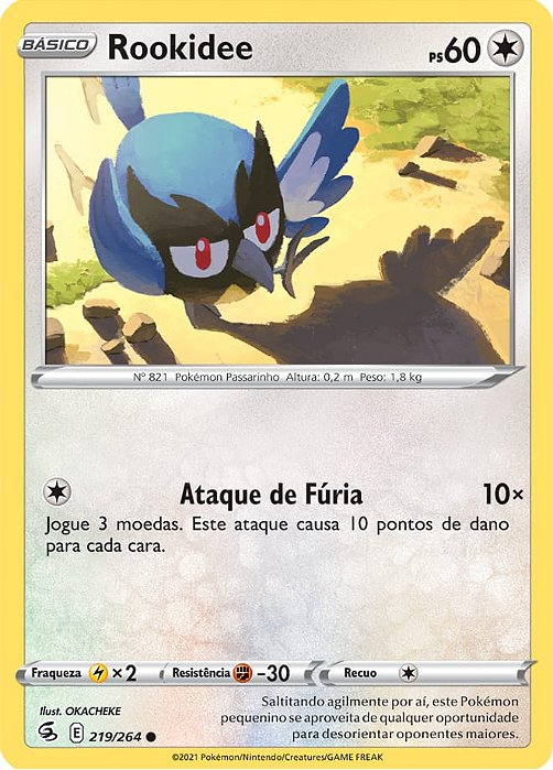 Rookidee (219/264) - Carta Avulsa Pokemon