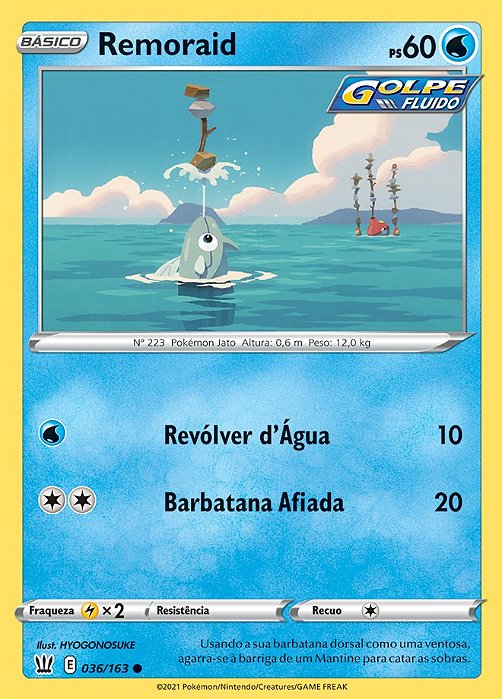 Remoraid (36/163) - Carta Avulsa Pokemon