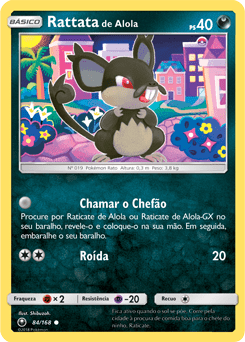 Rattata de Alola / Alolan Rattata (84/168) - Carta Avulsa Pokemon