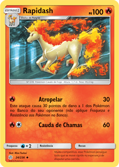 Rapidash (24/236) - Carta Avulsa Pokemon