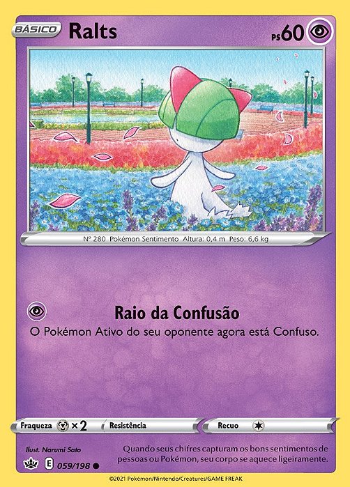 Ralts (59/198) - Carta Avulsa Pokemon