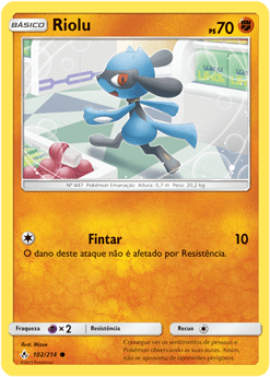 Riolu (102/214) - Carta Avulsa Pokemon