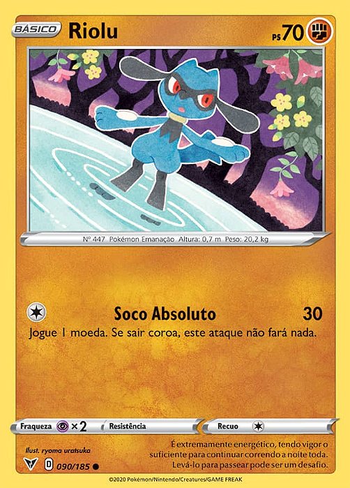 Riolu (090/185) REV FOIL - Carta Avulsa Pokemon