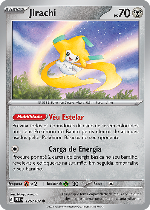 Jirachi (126/182) - Carta Avulsa Pokemon