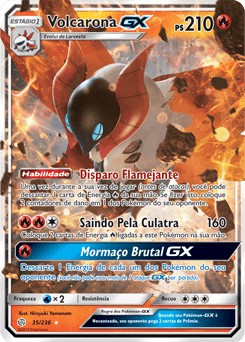 Volcarona-GX (35/236) - Carta Avulsa Pokemon