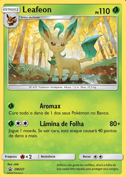 Leafeon (SM237) - Carta Avulsa Pokemon