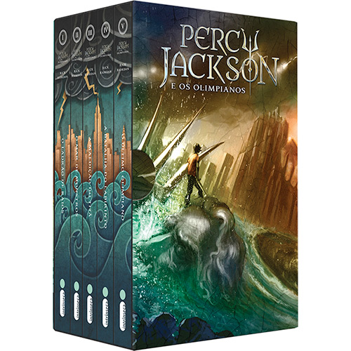 Box Percy Jackson e os Olimpianos - 05 Vols - 1ª Ed