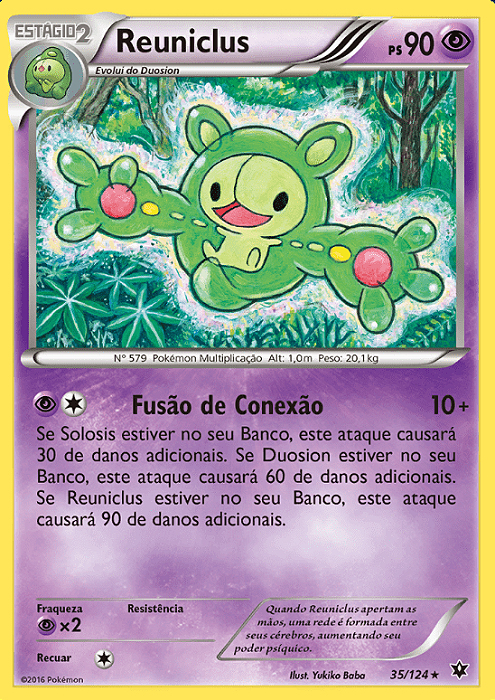 Reuniclus (35/124) - Carta Avulsa Pokemon