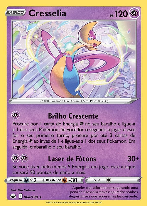 Cresselia (64/198) FOIL - Carta Avulsa Pokemon
