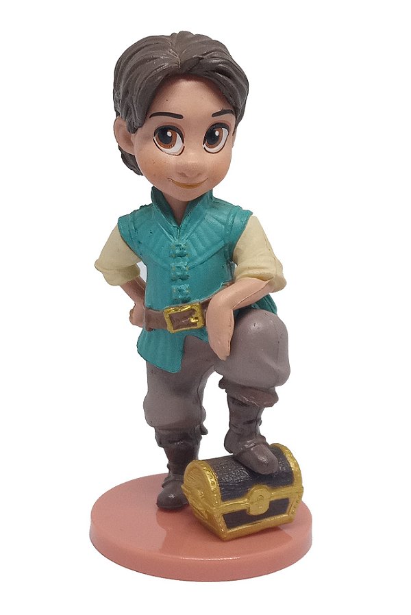 Flynn Rider - Miniatura Colecionável Disney Animators 8cm