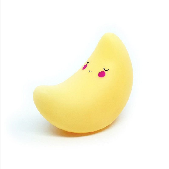 Luminária sem fio Meia Lua Amarela