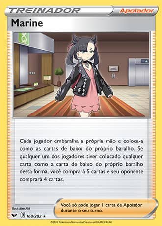Marine / Marnie (169/202) - Carta Avulsa Pokemon