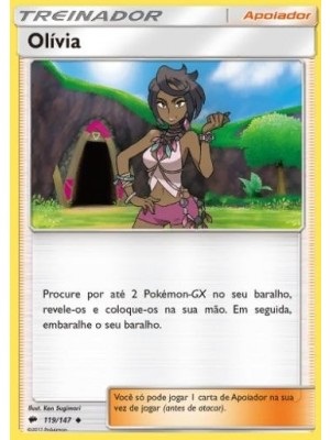 Olivia (119/147) - Carta Avulsa Pokemon