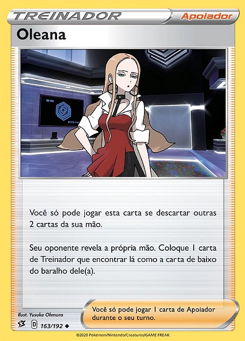 Oleana (163/192) - Carta Avulsa Pokemon