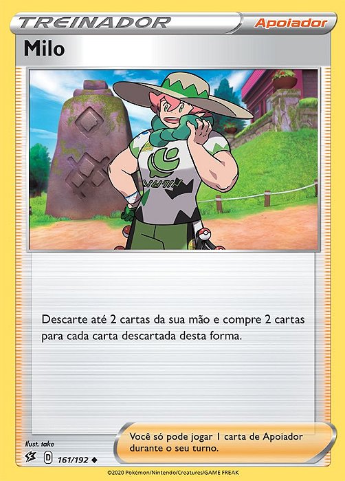 Milo (161/192) REV FOIL - Carta Avulsa Pokemon