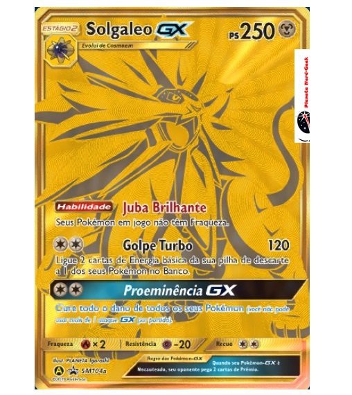 Solgaleo GX (SM104a) - Carta Avulsa Pokemon
