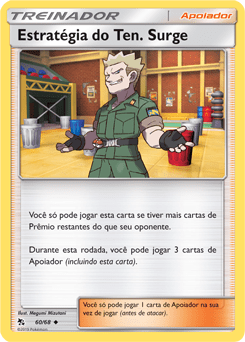 Estratégia do Ten. Surge / Lt. Surge's Strategy (60/68) - Carta Avulsa Pokemon