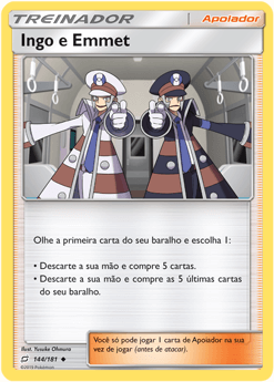Ingo e Emmet / Ingo  Emmet (144/181) - Carta Avulsa Pokemon