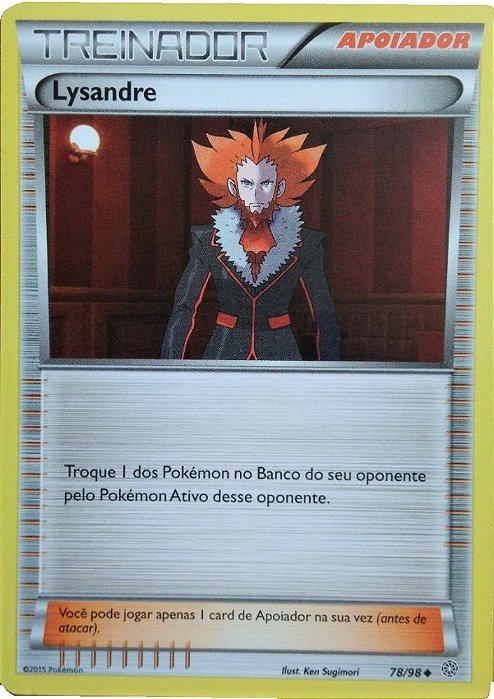 Lysandre (78/98) - Carta Avulsa Pokemon