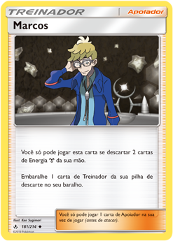 Marcos / Molayne (181/214) - Carta Avulsa Pokemon