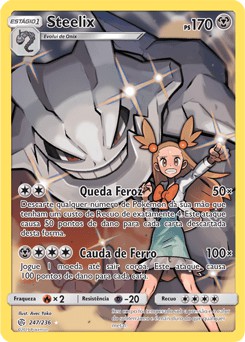 Steelix (247/236) FOIL - Carta Avulsa Pokemon