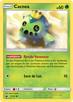 Cacnea (19/168) - Carta Avulsa Pokemon