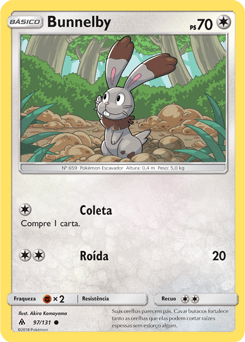 Bunnelby (97/131) - Carta Avulsa Pokemon