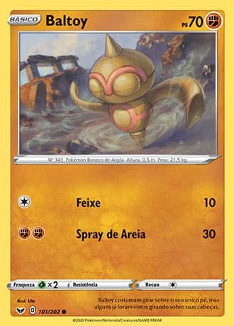 Baltoy (101/202) - Carta Avulsa Pokemon