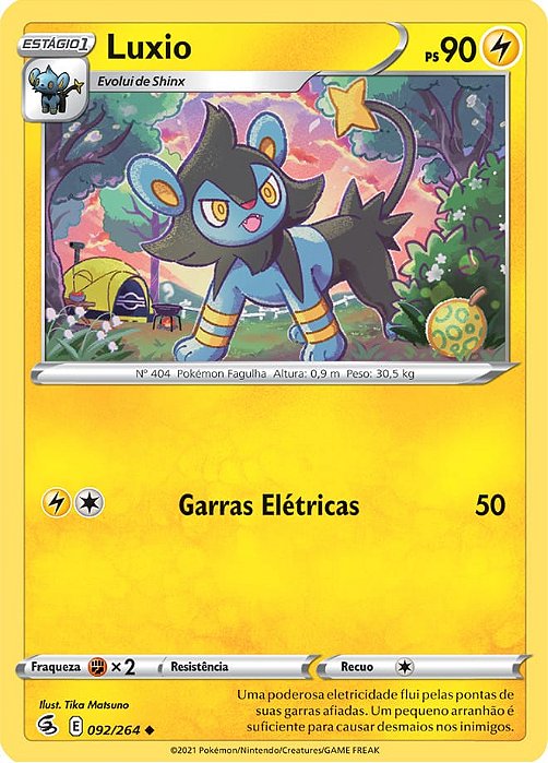 Luxio (92/264) - Carta Avulsa Pokemon