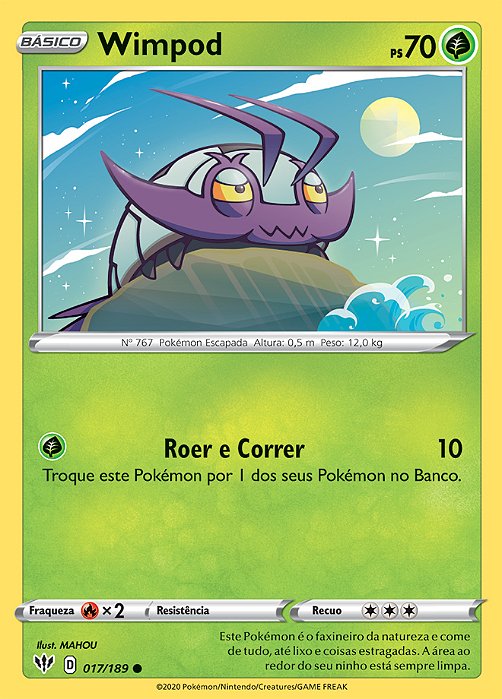 Wimpod (17/189) - Carta Avulsa Pokemon