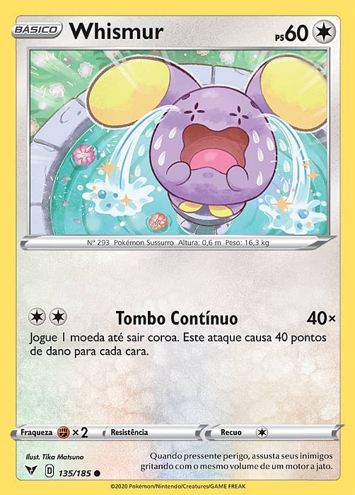 Whismur (135/185) - Carta Avulsa Pokemon