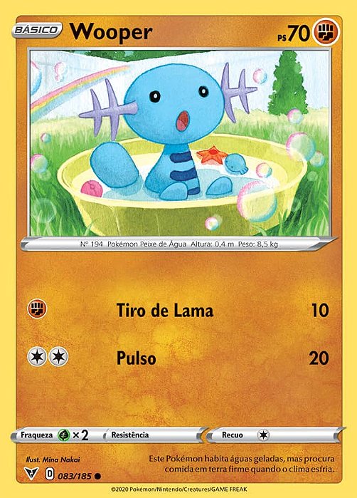 Wooper (083/185) - Carta Avulsa Pokemon