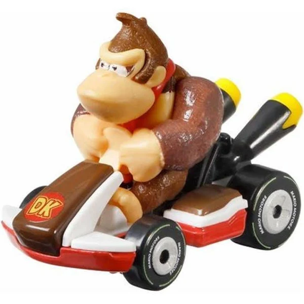 Donkey Kong / Mario Kart - Carro Colecionável Hot Wheels (6cm)