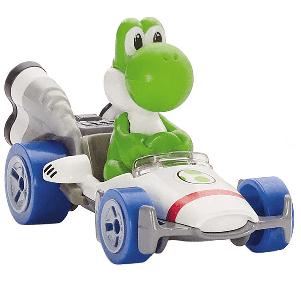 Yoshi  B-Dasher / Mario Kart - Carro Colecionável Hot Wheels  (6cm)