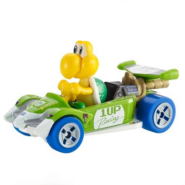 Koopa Troopa Circuit Special / Mario Kart - Carro Colecionável Hot Wheels  (6cm)