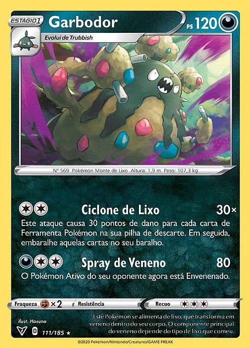 Garbodor (111/185) - Carta Avulsa Pokemon